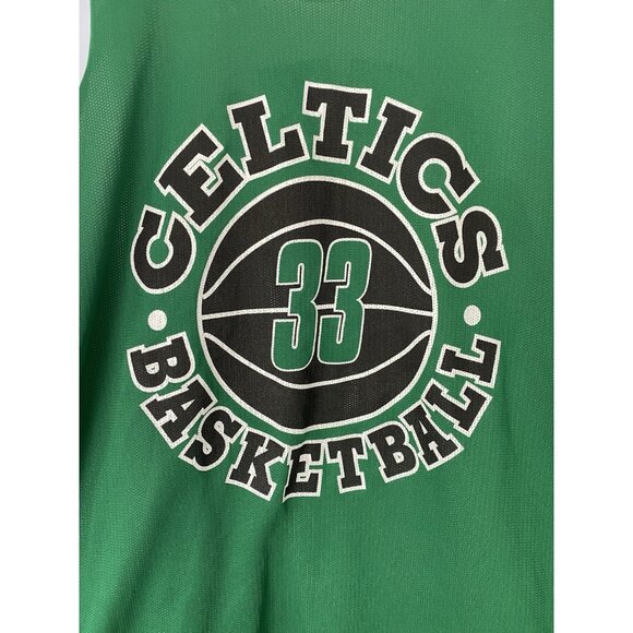 Vtg Larry Bird Boston Celtics Starter Size 48 NBA Training Reversible Jersey - Picture 5 of 11